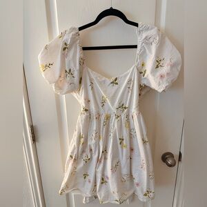 Floral Puff Sleeve Dress